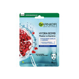 Garnier Hydra Bomb vochtinbrengend masker met granaatappelextract en hyaluronzuur, 28g