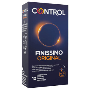 Control Finissimo Original extra-thin natural latex condoms, 12 pieces