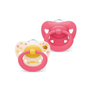 Nuk, color Genius, silicone nipple 18-36m, 2 pcs.