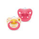Nuk, color Genius, silicone nipple 18-36m, 2 pcs.