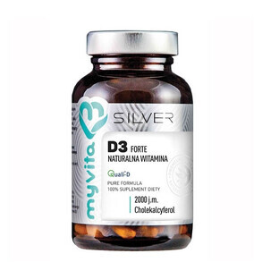 MyVita, Silver, Vitamina D3 Forte, 120 capsule