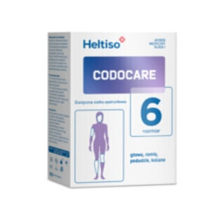 Heltiso Codocare Plasă de bandaj, elastică, mărimea 6, 100cm, 1 buc - Termen lung!
