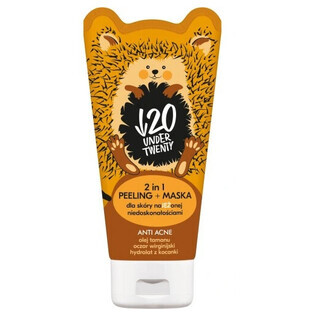 Under Twenty, Mască peeling 2în1, 130 ml