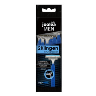 Joolea MEN, Maquinillas de afeitar desechables con 2 hojas, 10 piezas