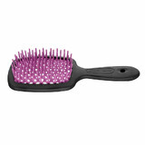 Janeke Small Superbrush Black and fuchsia wax brush