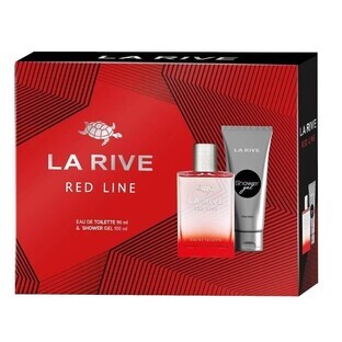 La Rive Red Line pentru bărbați Set apă de toaletă 90ml + apă de duș 100ml