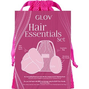 Glov Hair Essentials Turban de ceară + perie de ceară + sac de spălare sau depozitare