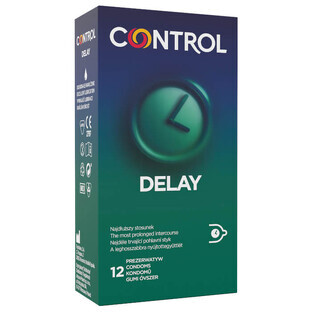 Control Delay Ejakulationsverzögerung Naturlatex-Kondome 12 Stück.