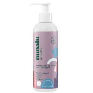 Nunalu spălare delicată pentru corp și păr pentru copii, 200ml