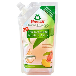 Frosch, Navulling zeep, perzikbloesem, 500ml