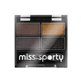 Miss Sporty Studio Colour Quattro Quad Oogschaduw 414 100% Smokey, 5g