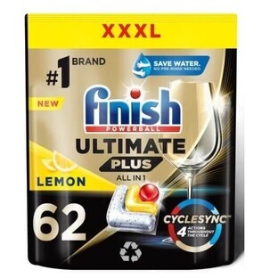Finish Ultimate Plus Powerball AiO citron 62 pièces