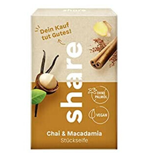 Anteil, Chai amp; Macadamia, Mydo, 100g