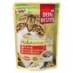 Dein Bestes, Katzennassfutter, 60% Rindfleisch mit leckerem Kaviar, 85 g