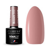 Claresa Soak Off Barniz Híbrido UV/LED Marrón 302, 5g