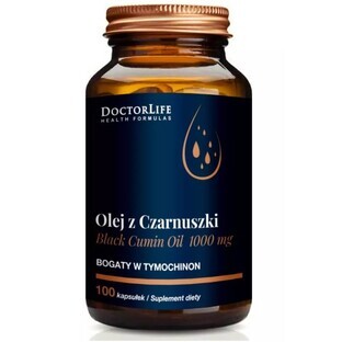 Doctor Life Black cumin oil 1000mg, 100 capsules