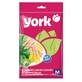 York, Rubber gloves, aloe vera, size M, 1 pair