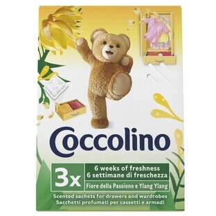 Coccolino Ylang Ylang wardrobe perfume packets, 3 pieces