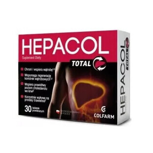 Hepacol Total, 30 tablets