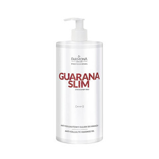 Farmona Guarana Slim Olio da massaggio anticellulite per il corpo, 500ml