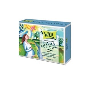 Vita Folsäure, 400 mg, 30 Stück - Longlife!