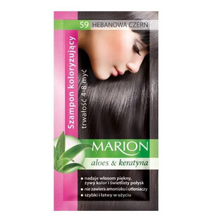 Marion, Shampoo colorante, 59 rosso ebano, 40 ml