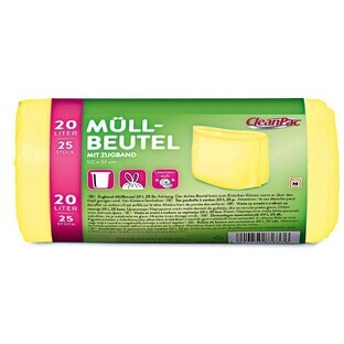 CleanPac, 20 l bags with lighter, 25 pieces