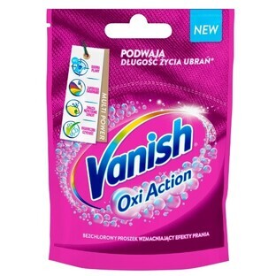 Vanish demachiant pentru țesături colorate Oxi Action Pink pentru culoare 30 g