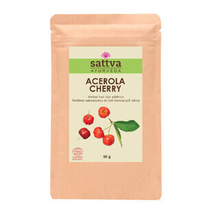 Sattva Acidifiant pour le henné et les herbes colorantes Cerise Acérola, 50g
