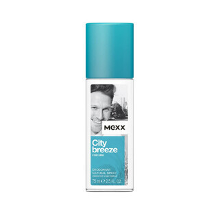 Mexx City Breeze for Him Natural Deodorant Spray, 75ml
