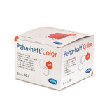 Peha-haft Color self-adhesive elastic bandage, red (932460), 6cm x 20m, Hartmann