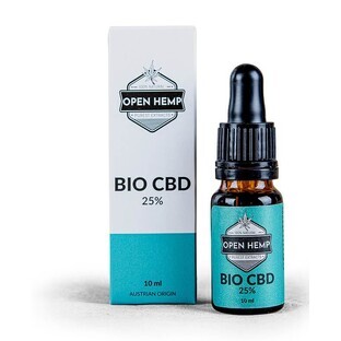 Open Hemp, organic CBD oil CBD 25%, 10 ml