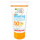 Garnier Ambre Solaire, Kindersonnenschutzlotion SPF50+, schnell einziehend, wasserfest, 50ml