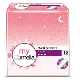 My Camelia, Maxi Nacht, Asciugamani igienici, 16 pezzi