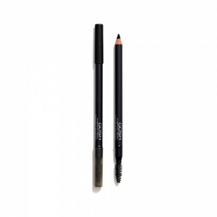 Matita per sopracciglia Gosh con pennello 02 Soft Black, 1,2g