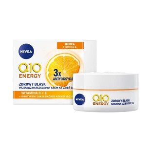 Nivea Q10 Plus C Verjongd + Pena Energie Huid Anti-Rimpel Dagcrème SPF15, 50ml