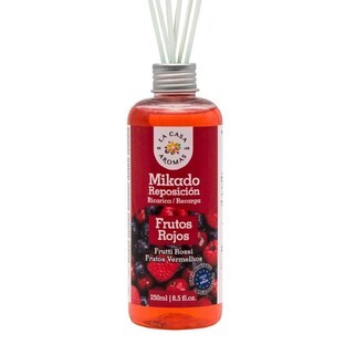 La Casa de los Aromas Mikado Reposicion Ulei de parfum Caldo Frutos Rojos, 250ml