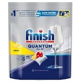 Tapones lavavajillas Finish Quantum Limón, 46 piezas