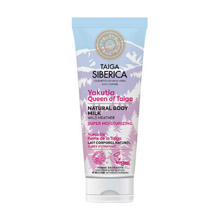 Natura Siberica Taiga Siberica Lapte de corp natural Regina Taiga din Yakutia, 200ml