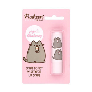Pusheen Lip Scrub Blueberry Lip Scrub Stick, 3.8g