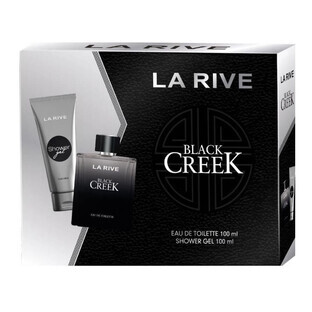 La Rive Black Creek Set di acqua da toilette 100ml + gel doccia 100ml