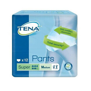Tena, Super Trousers, chambray Unterwäsche, 12 Stück