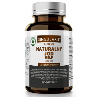 Singularis Iod natural Kelp 200mcg, 120 capsule