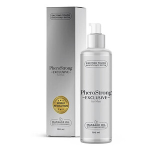 PheroStrong Exclusive for Men Olio da massaggio ai feromoni, 100 ml