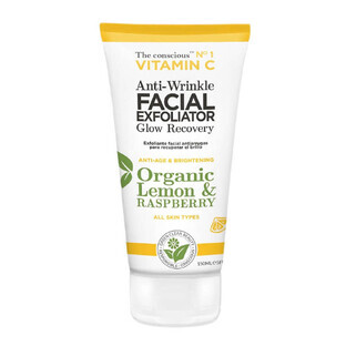 Exfoliante Facial Antiarrugas con Limón y Frambuesa BIO, 150ml