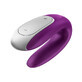 Satisfyer Double Fun Partner Vibrator per coppie Viola