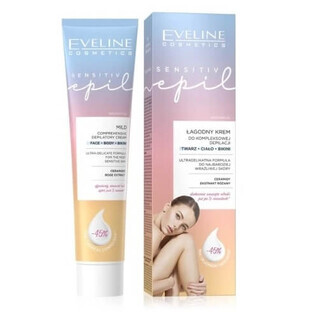 Eveline Sensitive Epil agile komplette Epiliercreme, 125 ml