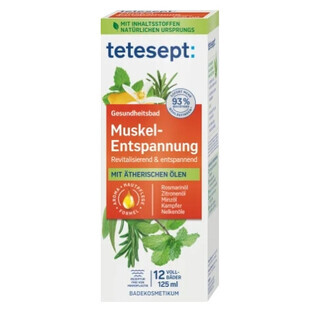 Tetesept, Huile de bain relaxante pour les muscles, 125ml
