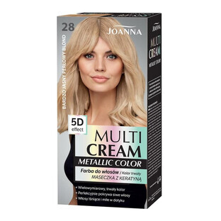 Joanna Multi Cream Color 5D Vopsea de ceară 28 Blond foarte deschis periwinkle