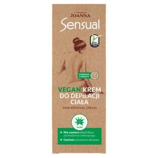 Joanna Sensual, veganistische ontharingscrème voor het lichaam, 100g